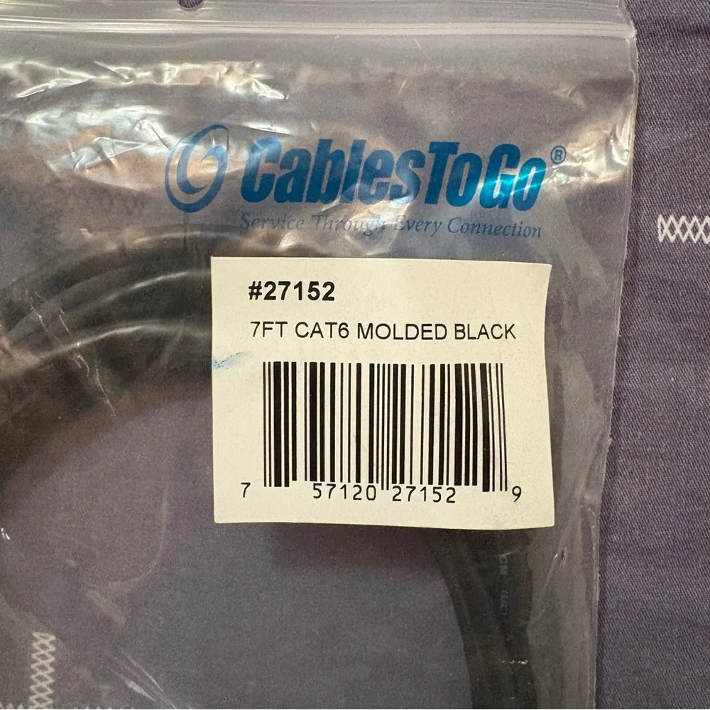 NEW Cables To Go Black Ethernet Cable